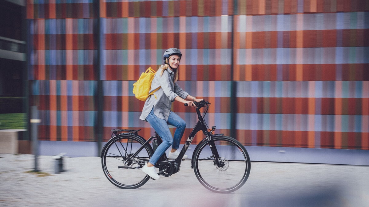 Probefahrt mit dem E-Bike 