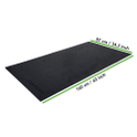 Tunturi floor protection mat 160 x 87 cm - black