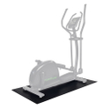Tunturi floor protection mat 160 x 87 cm - black