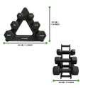 Tunturi neoprene dumbbell set