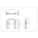 Tunturi Platinum Pro Cable Cross Stand alone Kit