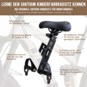 Shotgun MTB Front Kindersitz Kids Ride, black