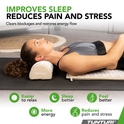Tunturi acupressure mat and cushion, beige