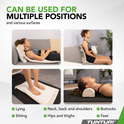 Tunturi acupressure mat and cushion, beige