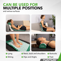 Tunturi acupressure mat and cushion, green
