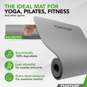 Tunturi yoga mat 8mm, grey