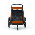 Cube Children's bike trailer Double CMPT X Actionteam grey'n'orange