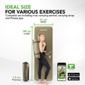 Tunturi Fitnessmatte mit Tasche grün