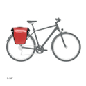 Ortlieb Back-Roller Core QL2.1 pannier 20 L red/black