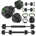 Tunturi barbell/dumbbell set, 20kg, vinyl