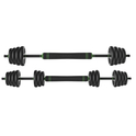 Tunturi Langhantel-/Kurzhantel-Set, 28kg, Vinyl