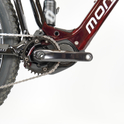 Mondraker Crusher RR translucent red carbon 2024 - RH-XL test bike