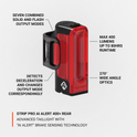 Lezyne Rücklicht Strip Drive Pro AI Alert 400+