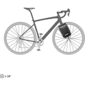 Ortlieb Fork-Pack side bag for fork mounting 5.8 L black