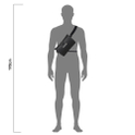 Ortlieb Velo-Sling Flex Schulter-/Lenkertasche 2.5 L black