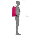 Ortlieb Velocity Lite Cyber Rucksack 23 L cyber blue/cyber pink