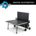 On-site assembly of a table tennis table