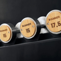 Hammer Hantelablage-Set Exklusiv 12,5-25 kg