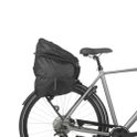 Basil Gepäckträgertasche Move 10-26 L schwarz