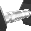 Tunturi Platinum Hex Rubber Dumbbell Set 2.5 – 20 kg
