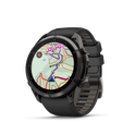 Garmin Fenix 9 Pro inReach carbongrau DLC Titan schwarz / kieselgrau 51 mm