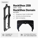 Unleazhed Holder für M09 & M06 für RockShox ZEB MJ 2020-2026
