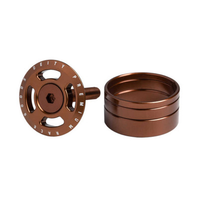 Deity Crosshair headset caps bronze