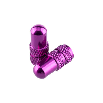 Deity Presta valve caps Purple