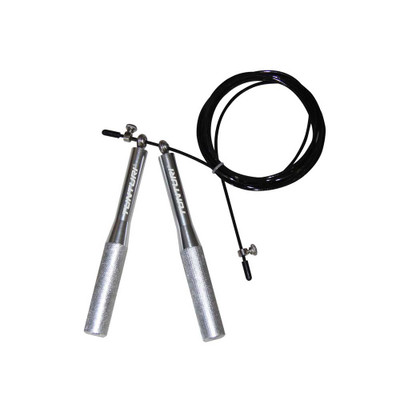 Tunturi adjustable skipping rope with aluminium handle