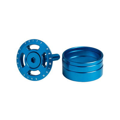 Deity Crosshair Headset Caps Blue