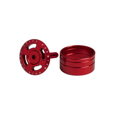 Deity Crosshair Headset Caps Red