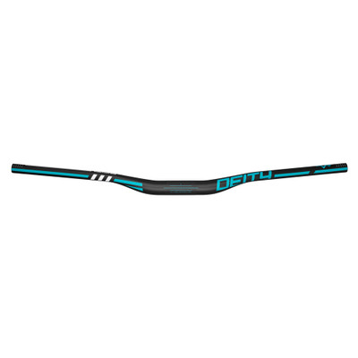 Deity Handlebar Skywire Carbon 35mm, Rise 25mm Turquoise
