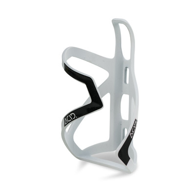 Cube ACID Flaschenhalter HPP Sidecage matt white´n´glossy black