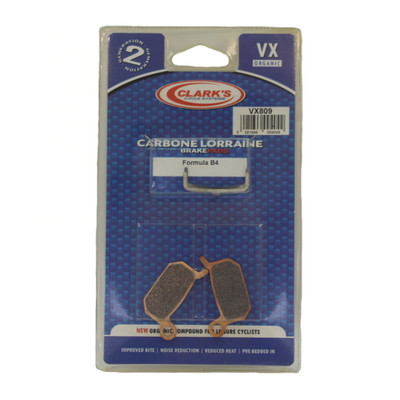 Clarks Bremsbeläge für Formula B4 organisch