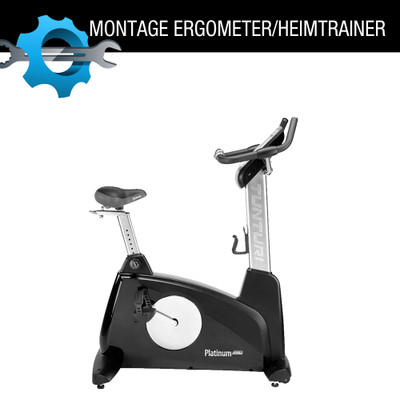 Vor Ort Montage eines Heimtrainers / Ergometers / Indoorcycles