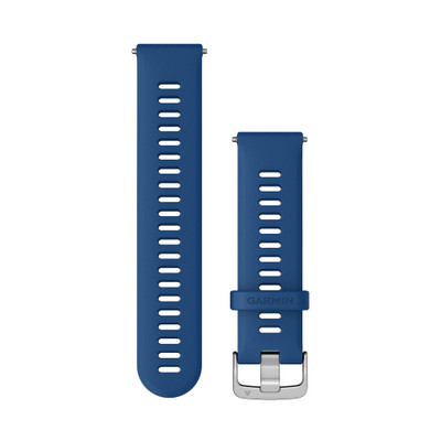 Garmin quick-change wristband 22 mm silicone dark blue/silver