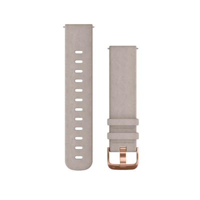 Garmin quick release wrist strap leather grey