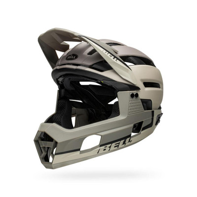 Bell Super Air R Spherical Fahrradhelm matte cement/gray
