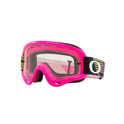 Oakley Goggle O-Frame MX Circuit Pink Green Clear