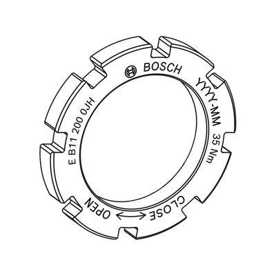 Bosch lockring, Gen4, for chainring assembly (BDU4XX, BDU37YY, BDU31YY) MY2024