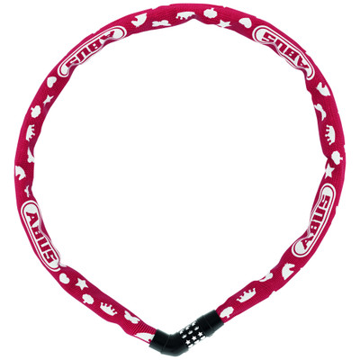 Abus chain lock Steel-O-Chain 4804C/75 SYMBOLS red