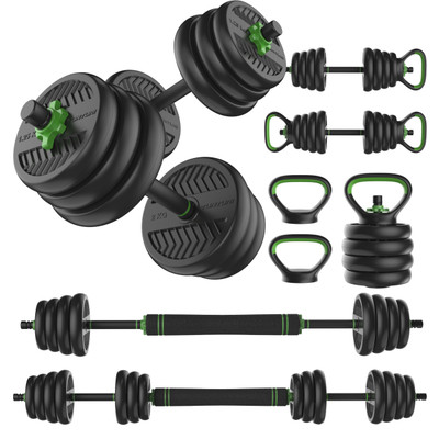 Tunturi Langhantel-/Kurzhantel-Set, 28kg, Vinyl