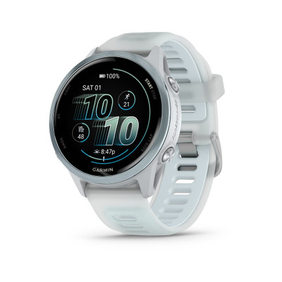 Garmin Forerunner 570 - 42 mm steinweiss/cloud blue