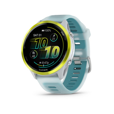 Garmin Forerunner 570 - 47 mm steinweiss/amp yellow