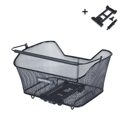 Basil Hinterradkorb Base MIK 2.0 schwarz