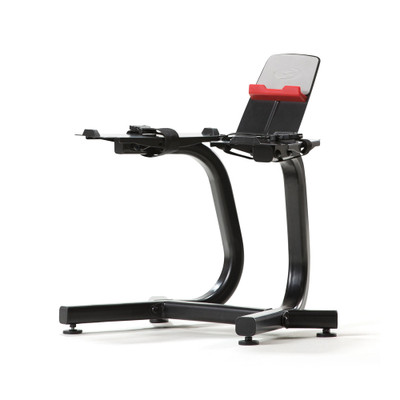 Bowflex Selecttech dumbbell rack incl. media compartment