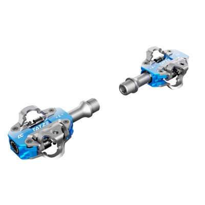 Tatze Pedal DC Cross Country & Gravel Stahl blue