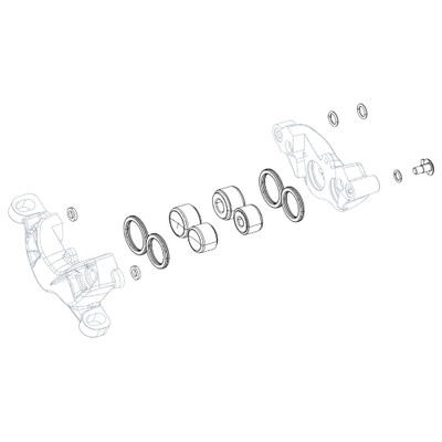 Sram Service-Kit Bremssattelkolben Guide