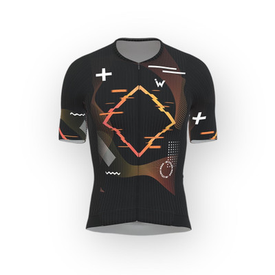 IW Cycling Wear Graphic Aero Jersey black