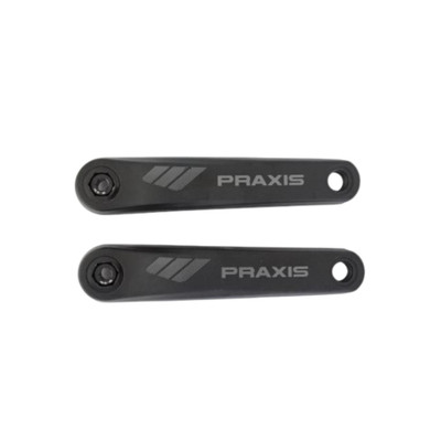Praxis Kurbelarmsatz E-Crank dark grey 165 mm